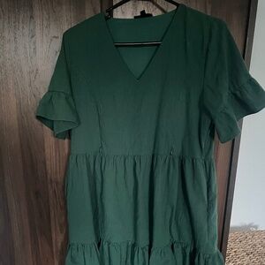 Nursing Queen Nursing Dress Hunter Green